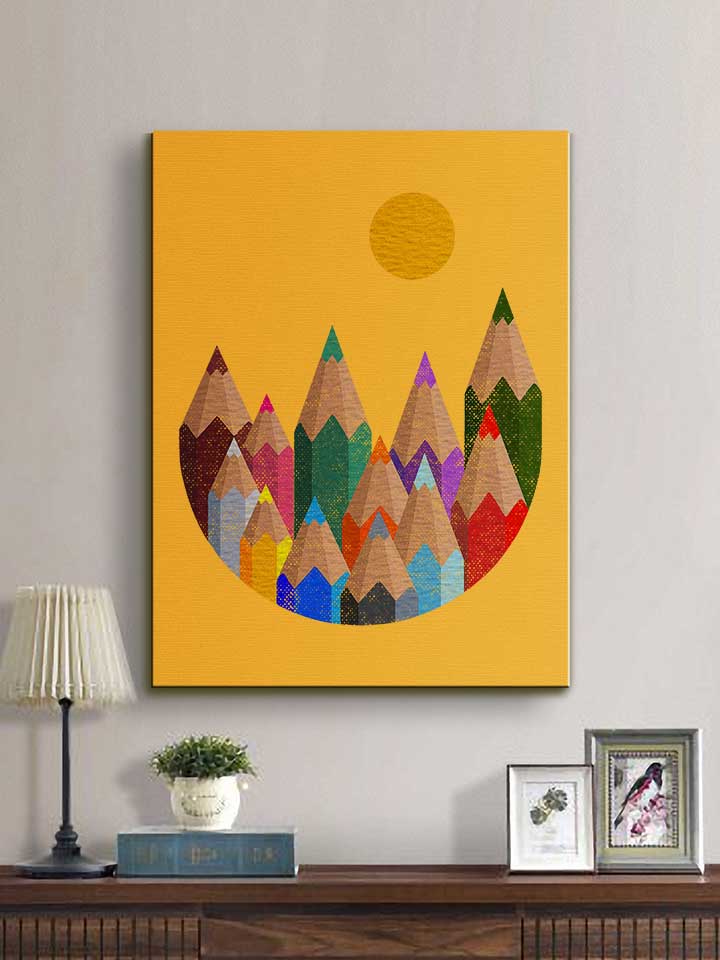 12-colour-mountains-leinwand gelb 2