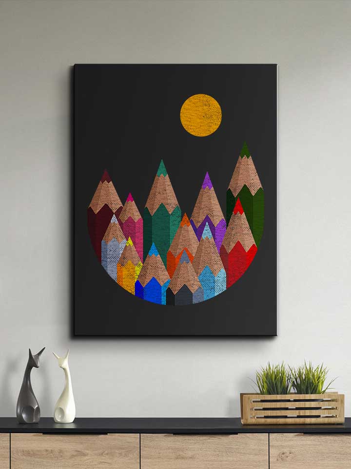 12-colour-mountains-leinwand schwarz 2