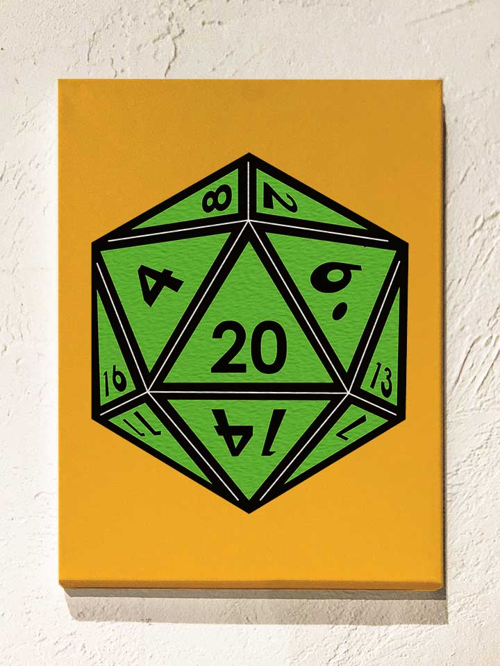 20-dice-green-leinwand gelb 1