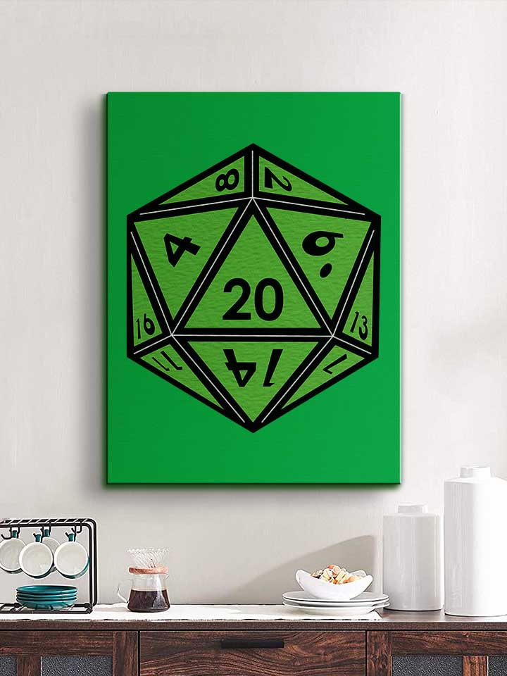 20-dice-green-leinwand gruen 2