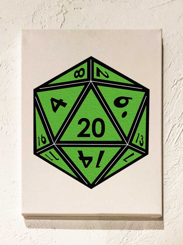20-dice-green-leinwand weiss 1