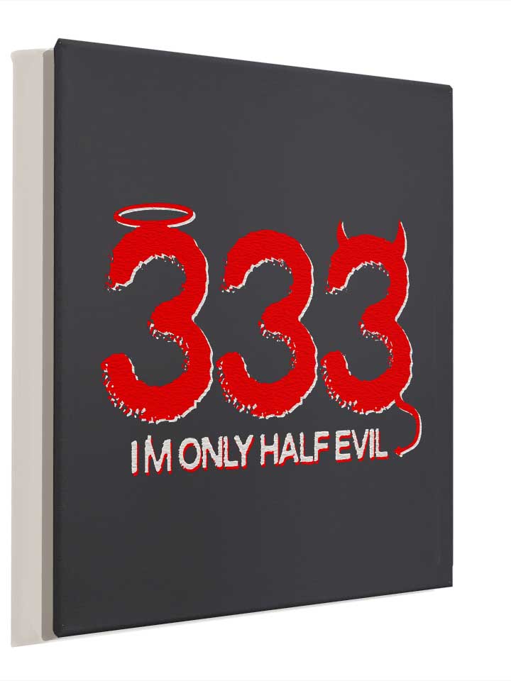333-im-only-half-evil-leinwand dunkelgrau 4