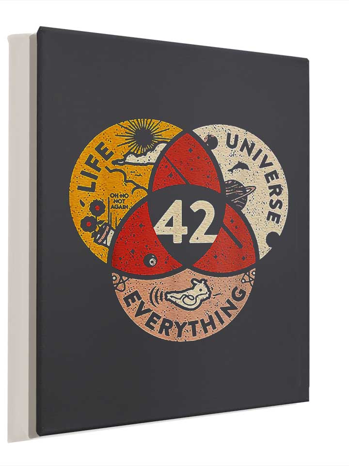 42-answer-to-life-universe-and-everything-leinwand dunkelgrau 4
