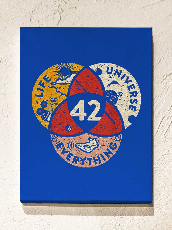 42-answer-to-life-universe-and-everything-leinwand royal 1
