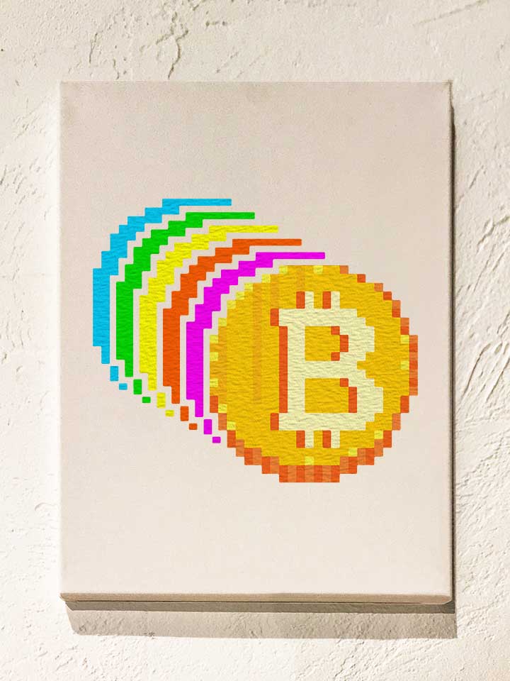 8-bit-bitcoin-rainbow-leinwand weiss 1