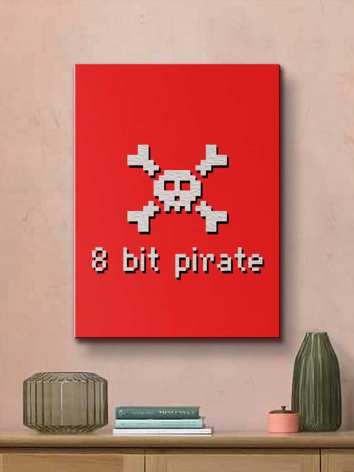 8-bit-pirate-leinwand rot 2