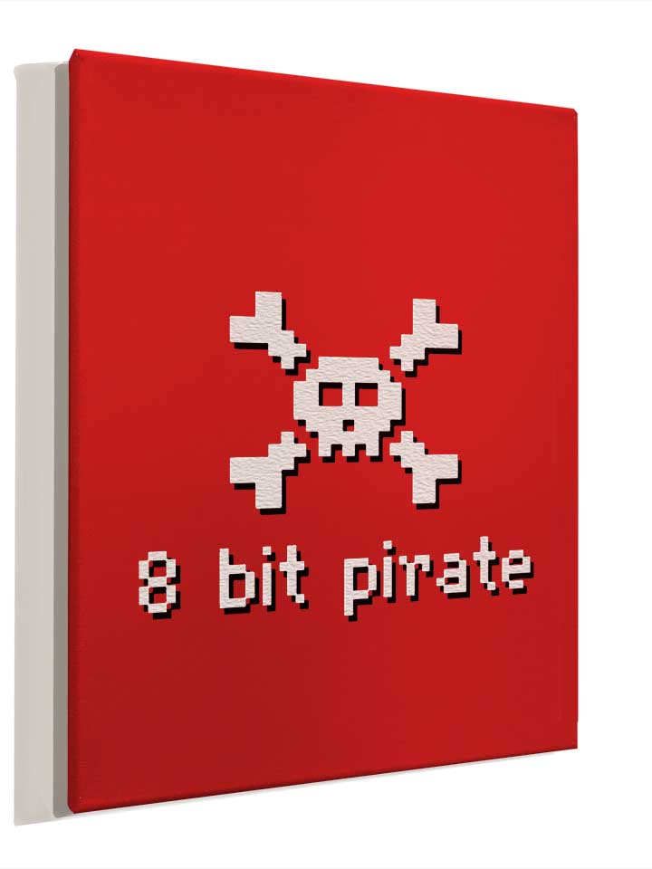 8-bit-pirate-leinwand rot 4