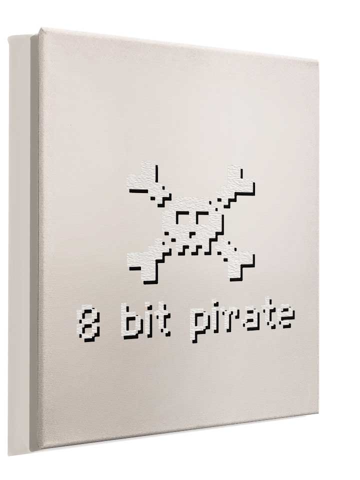 8-bit-pirate-leinwand weiss 4
