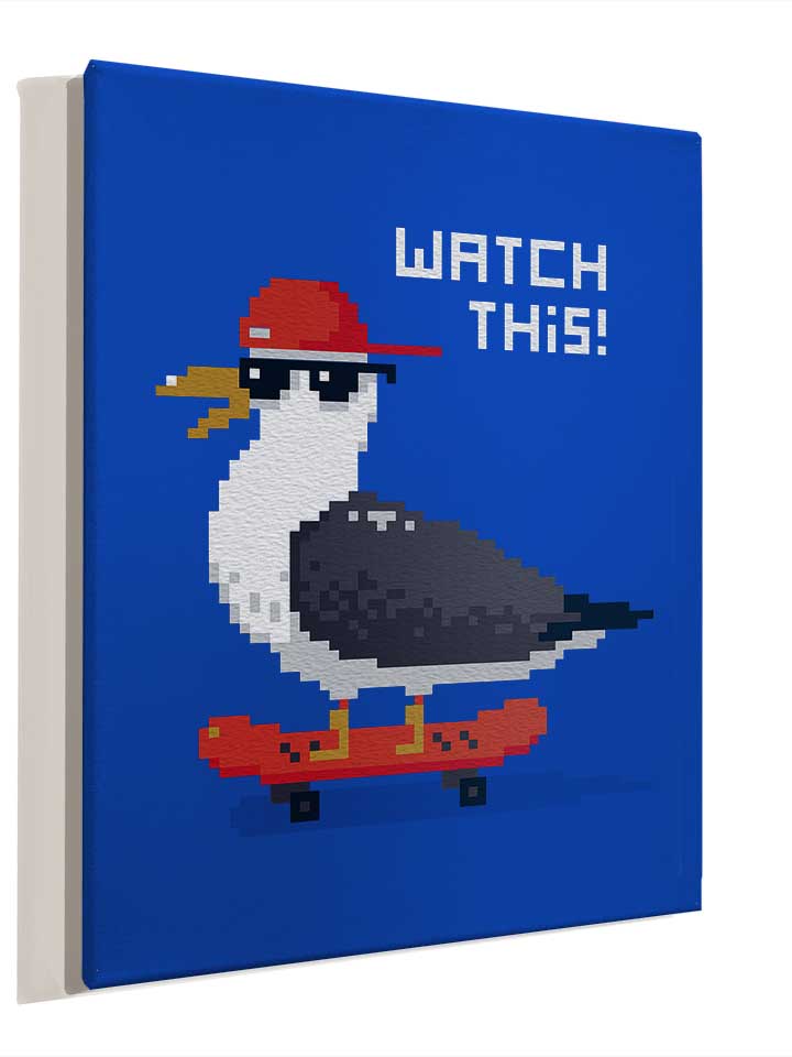 8-bit-skateboard-seagull-leinwand royal 4