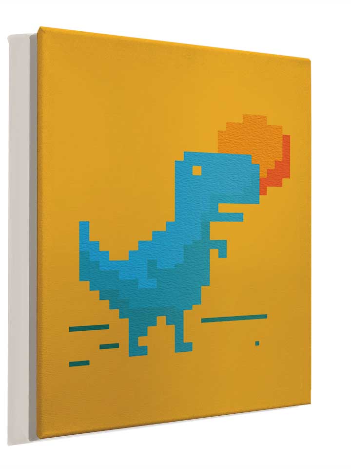 8-bitt-rex-and-sun-pixel-leinwand gelb 4