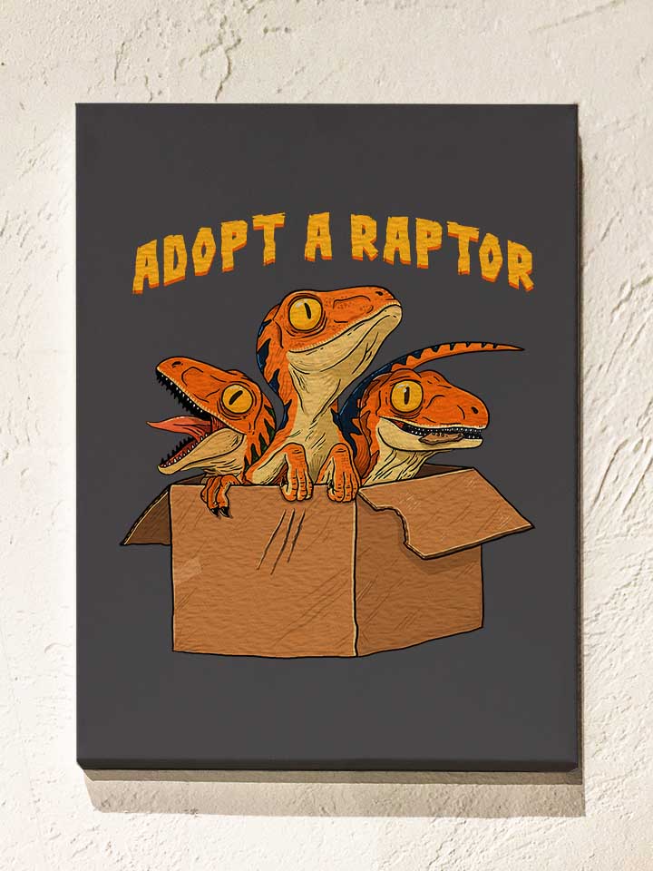 adopt-a-raptor-leinwand dunkelgrau 1