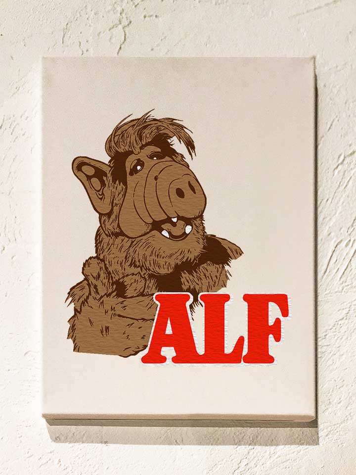 Alf Leinwand weiss 30x40 cm
