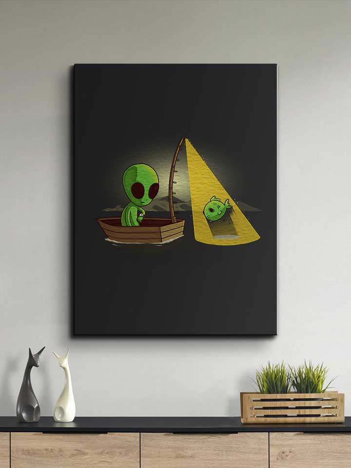 alien-fishing-leinwand schwarz 2