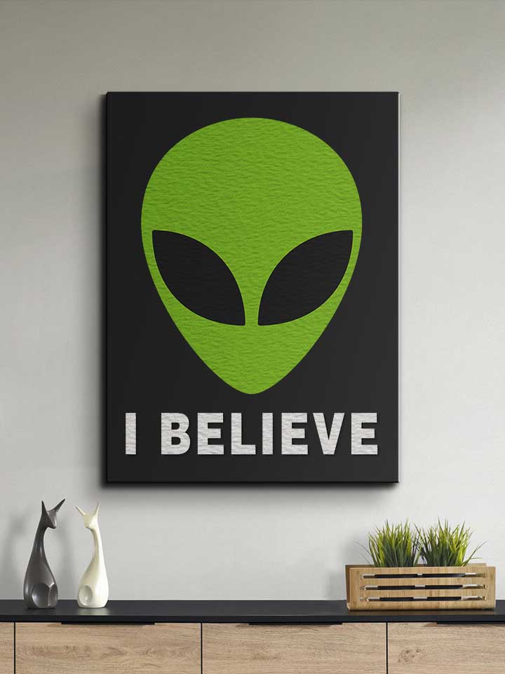 alien-i-believe-leinwand schwarz 2
