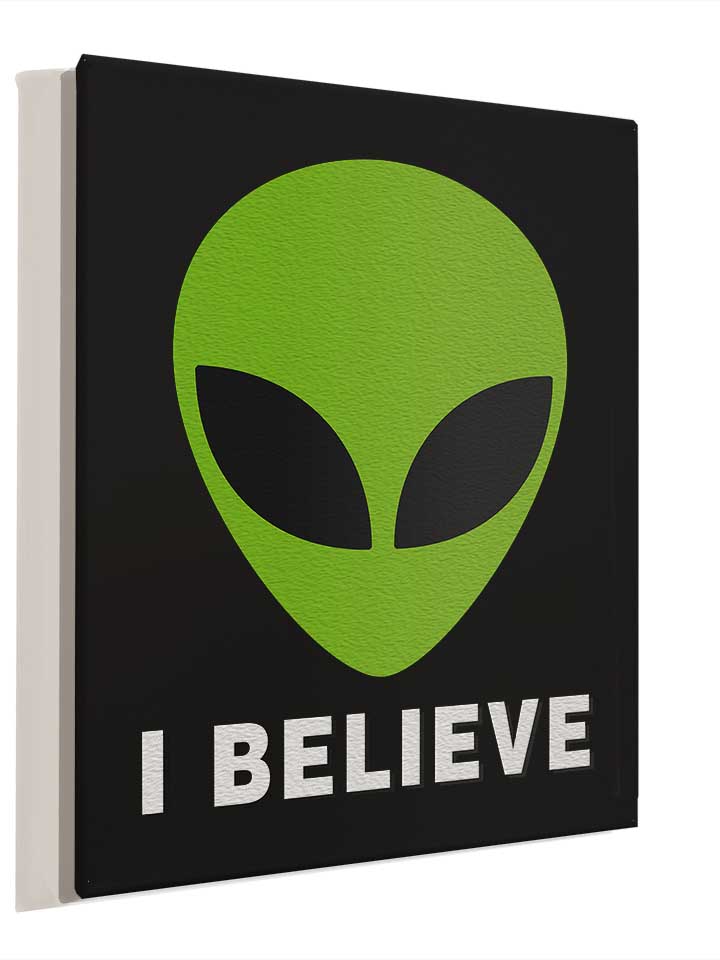 alien-i-believe-leinwand schwarz 4