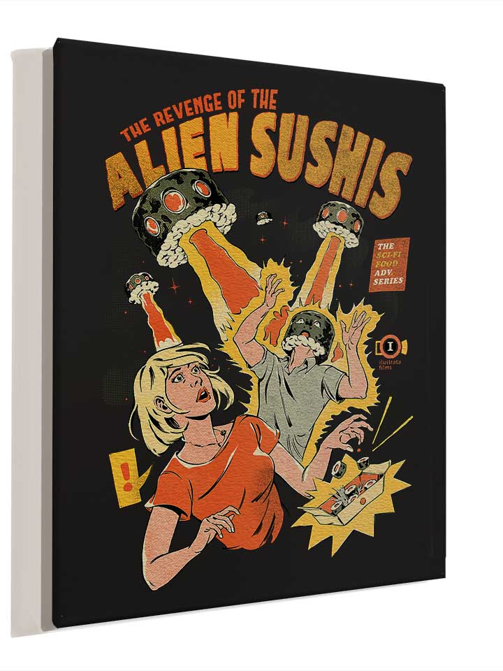 alien-sushis-leinwand schwarz 4