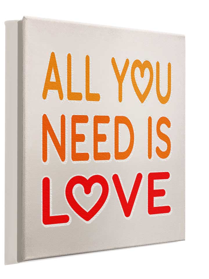 all-you-need-is-love-leinwand weiss 4