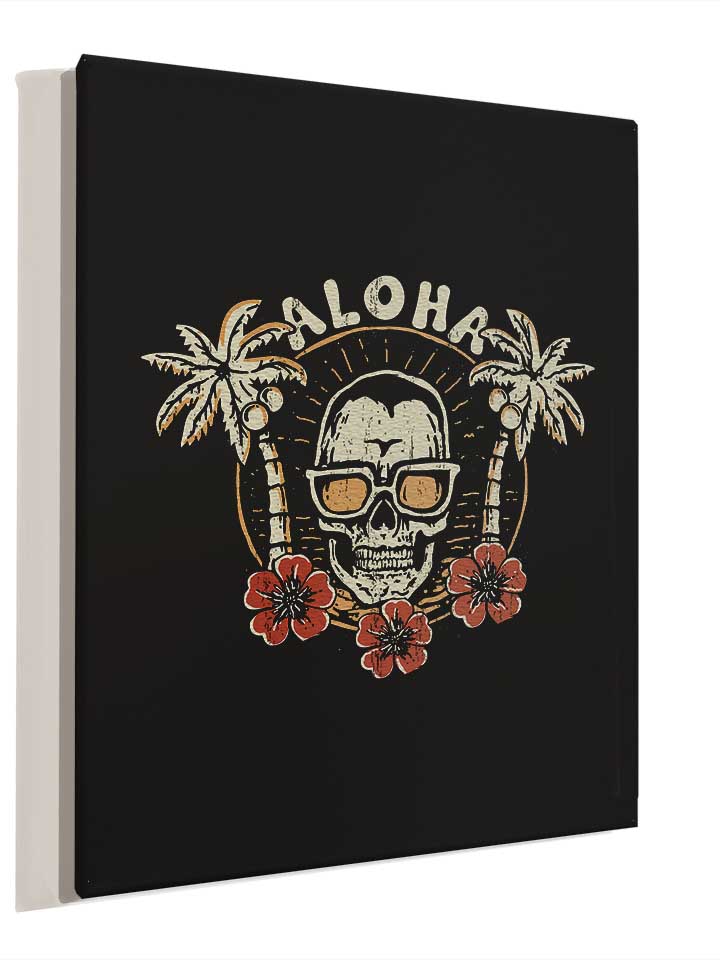 aloha-skull-leinwand schwarz 4