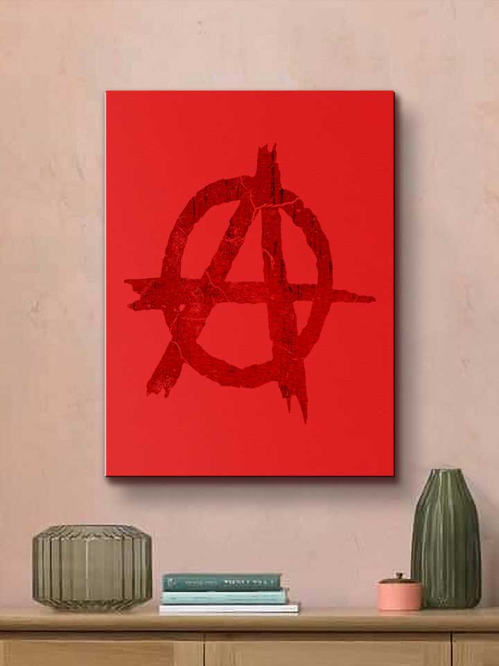 anarchy-vintage-leinwand rot 2