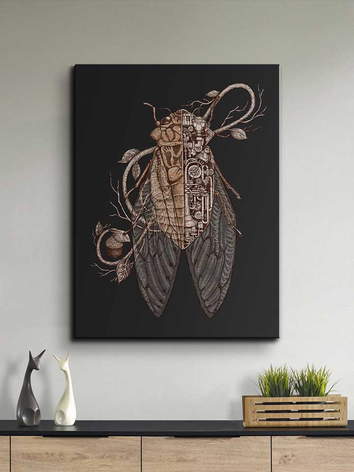 anatomy-of-cicada-leinwand schwarz 2