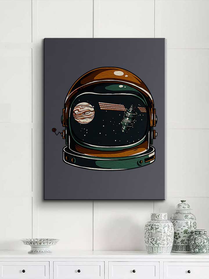 astronaut-02-leinwand dunkelgrau 2