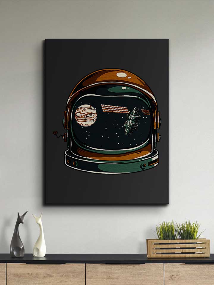 astronaut-02-leinwand schwarz 2