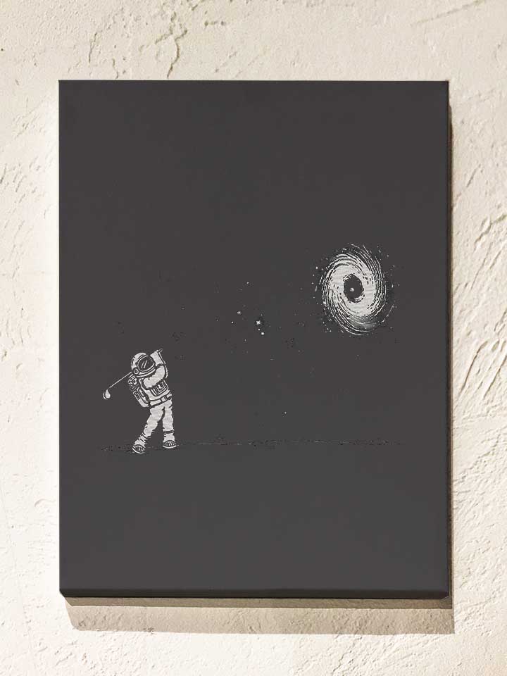 Astronaut Black Hole In One Leinwand