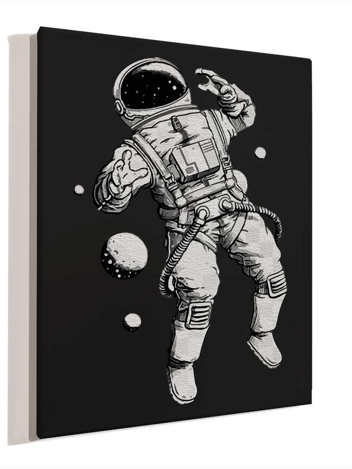 astronaut-leinwand schwarz 4