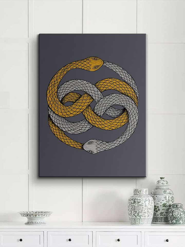 auryn-snakes-leinwand dunkelgrau 2