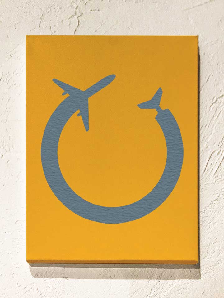Aviato Logo Gilfoyle Leinwand gelb 30x40 cm