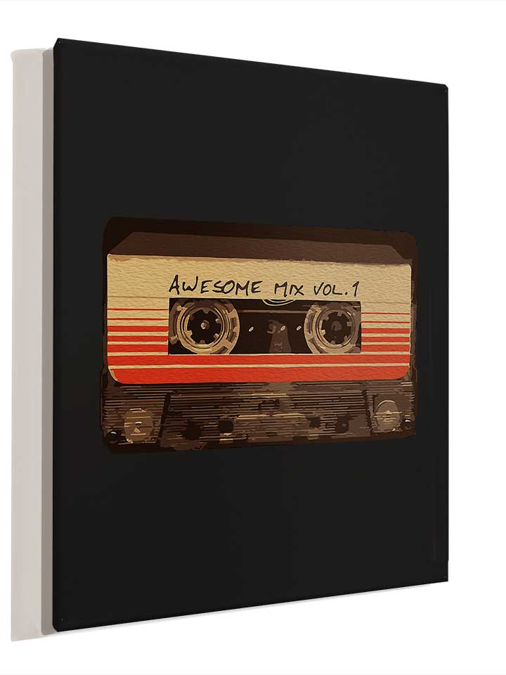 awesome-mix-cassette-leinwand schwarz 4