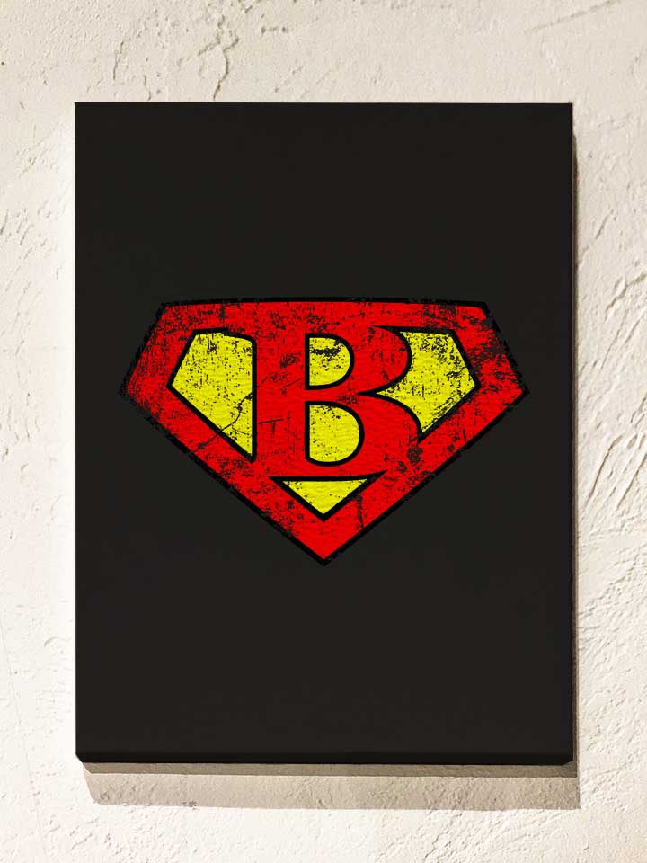 b-buchstabe-logo-vintage-leinwand schwarz 1