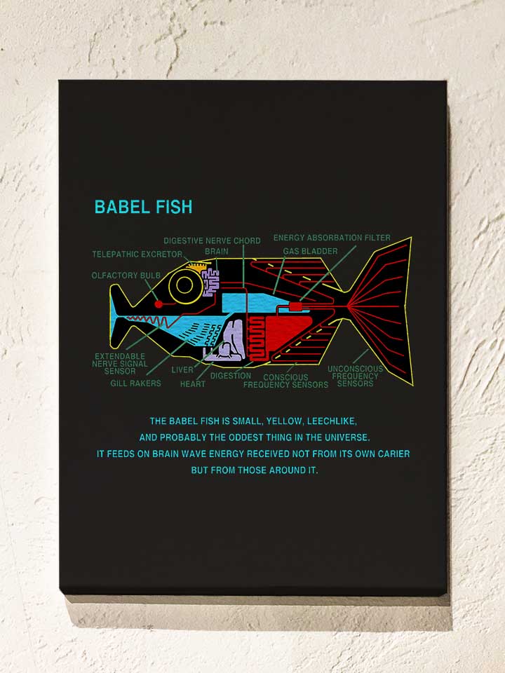 babel-fish-leinwand schwarz 1
