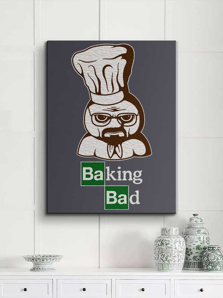 baking-bad-leinwand dunkelgrau 2