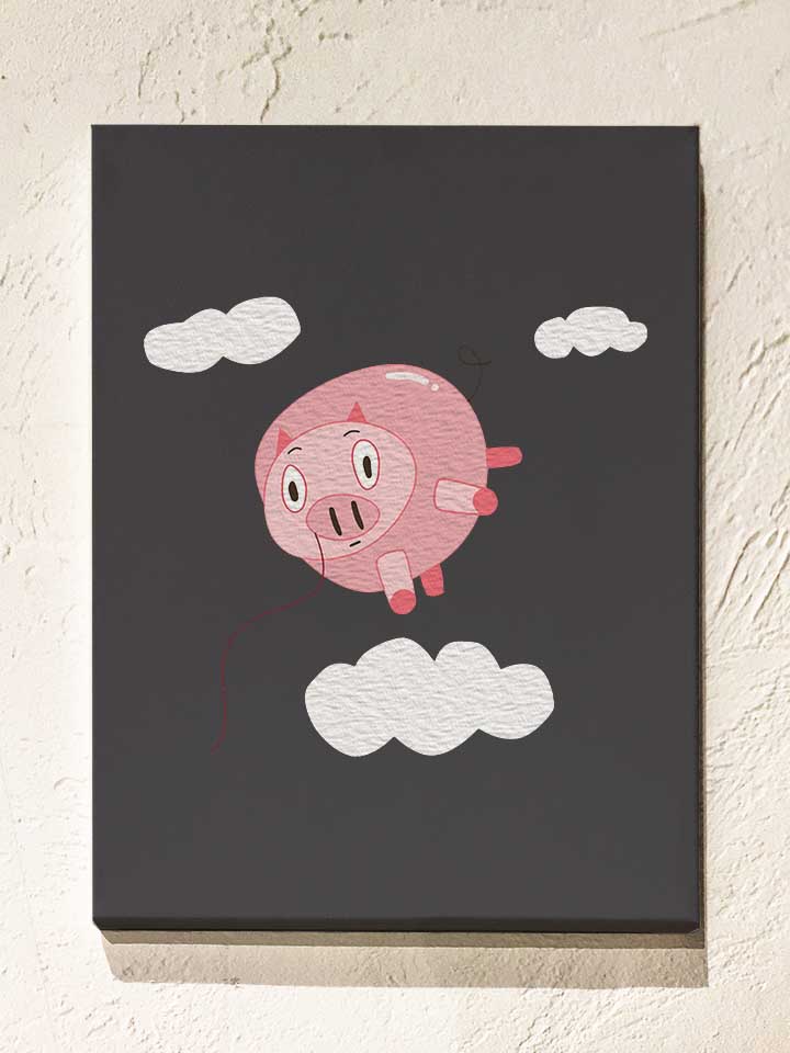 Balloon Pig Leinwand