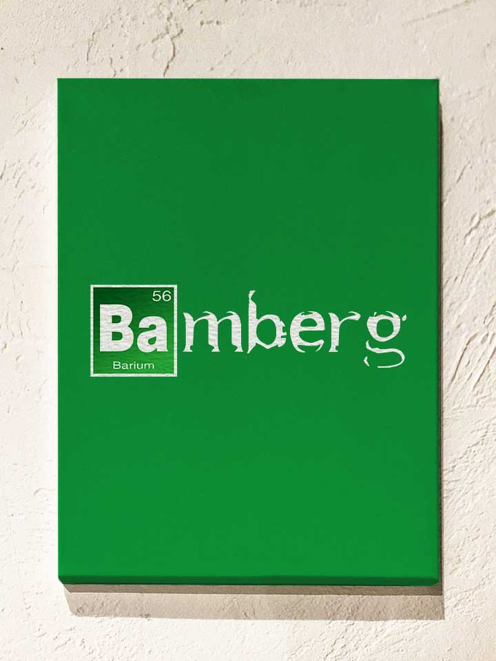Bamberg Leinwand gruen 30x40 cm