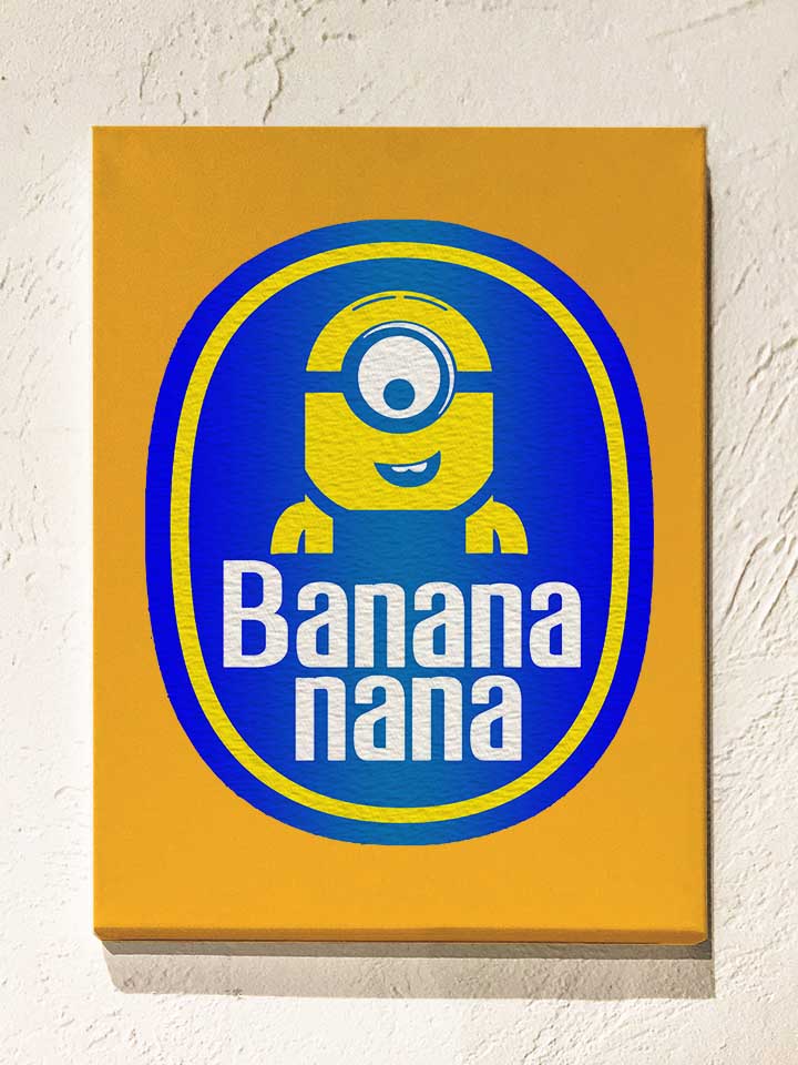 banananana-leinwand gelb 1