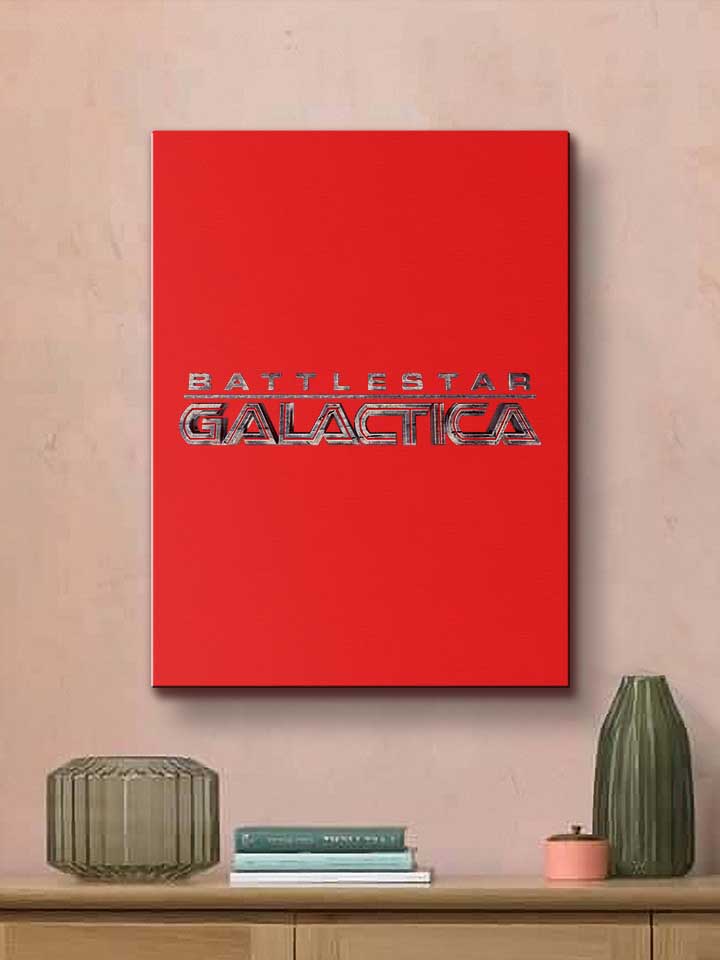 battlestar-galactica-logo-leinwand rot 2
