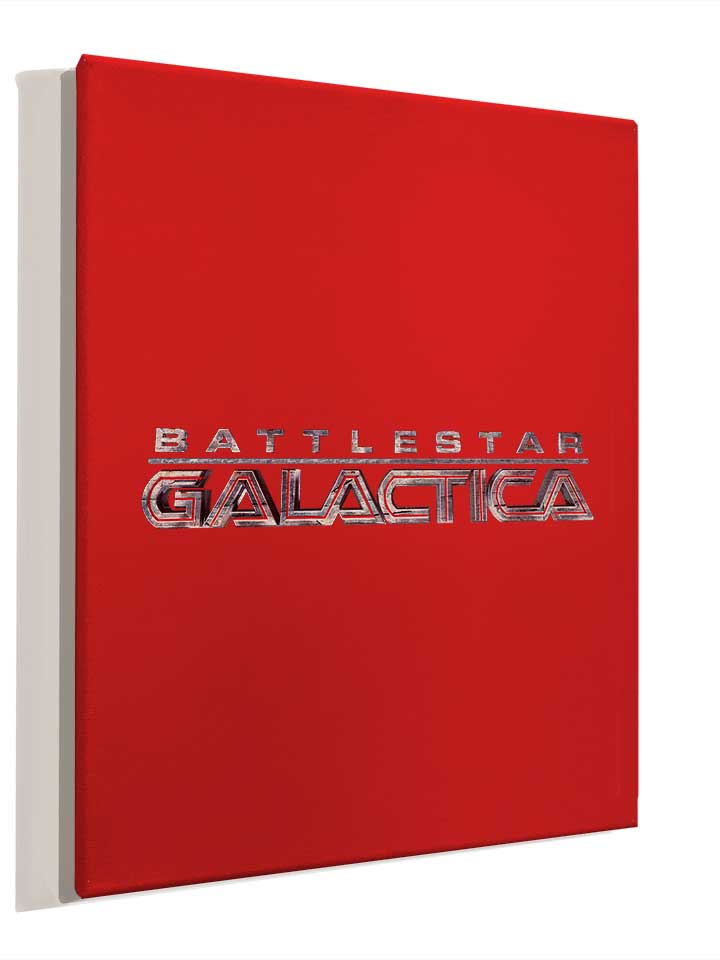 battlestar-galactica-logo-leinwand rot 4