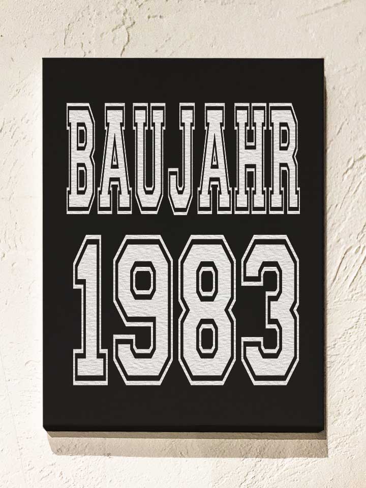 baujahr-1983-leinwand schwarz 1
