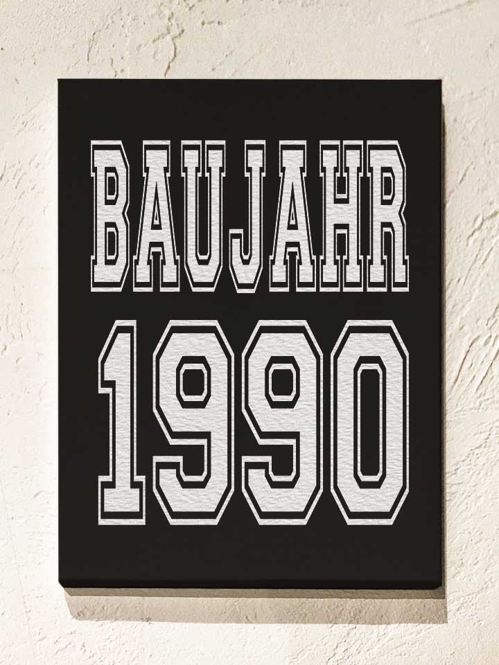 Baujahr 1990 Leinwand schwarz 30x40 cm