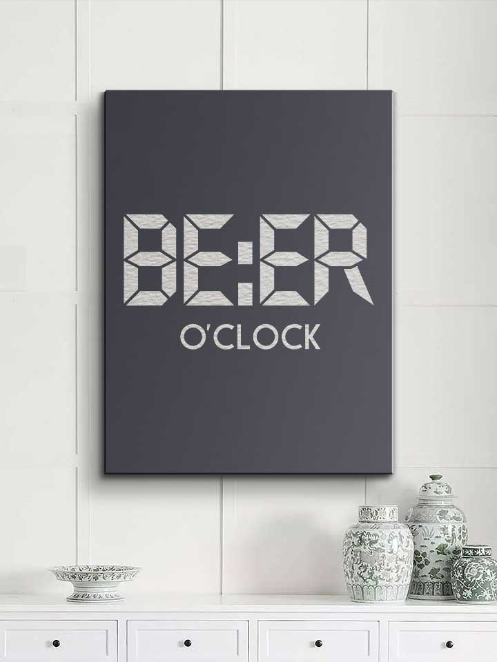 beer-oclock-leinwand dunkelgrau 2