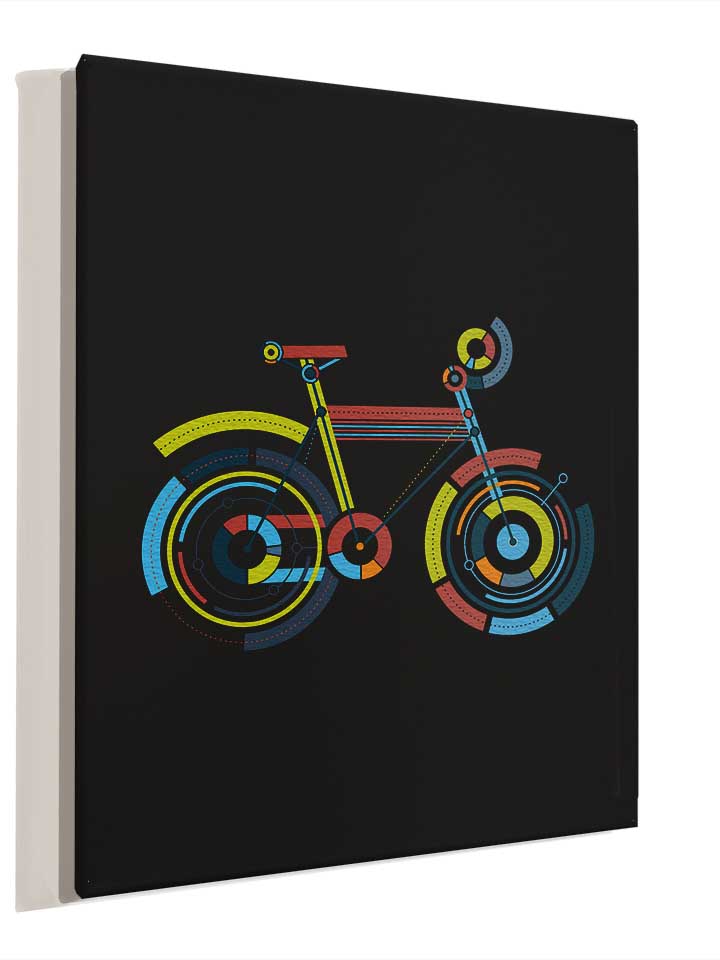 bicycle-art-leinwand schwarz 4