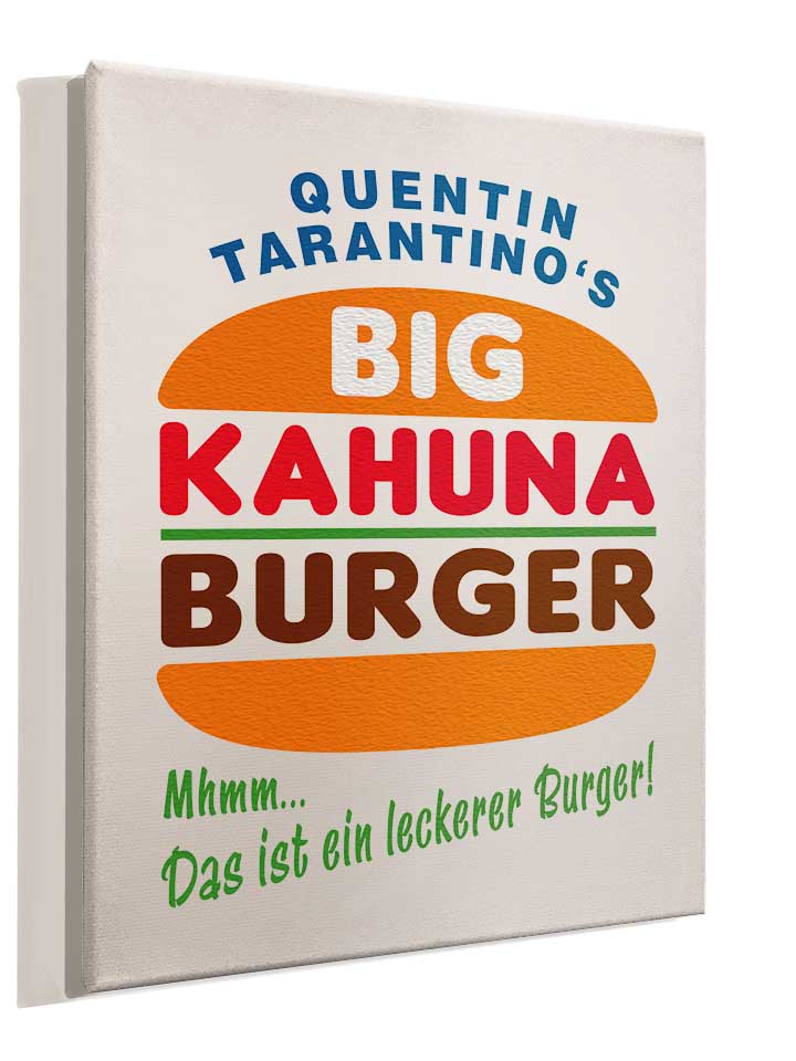 big-kahuna-burger-tarantino-leinwand weiss 4