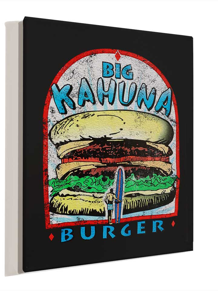 big-kahuna-burger-vintage-leinwand schwarz 4