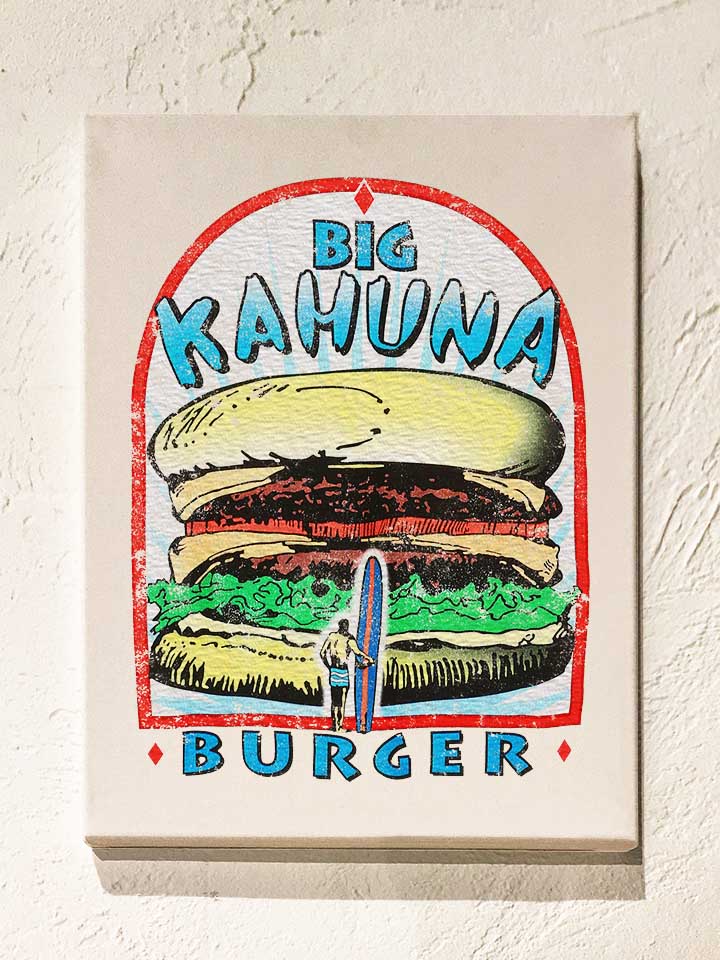 big-kahuna-burger-vintage-leinwand weiss 1