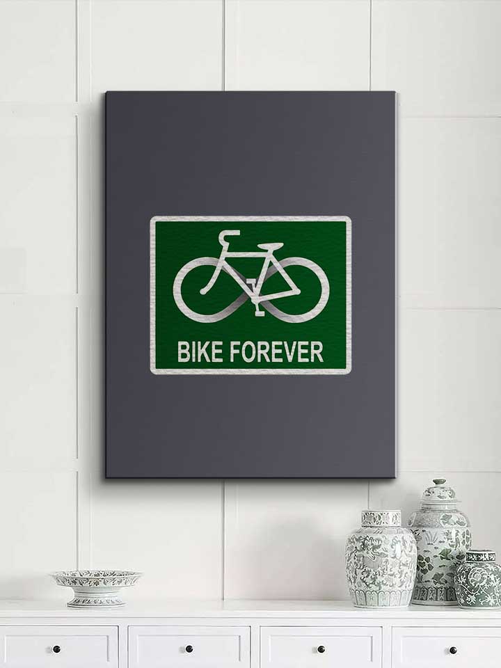 bike-forever-leinwand dunkelgrau 2