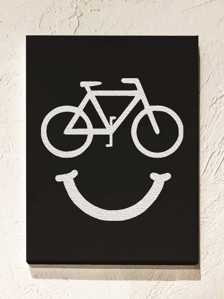 bike-smile-02-leinwand schwarz 1