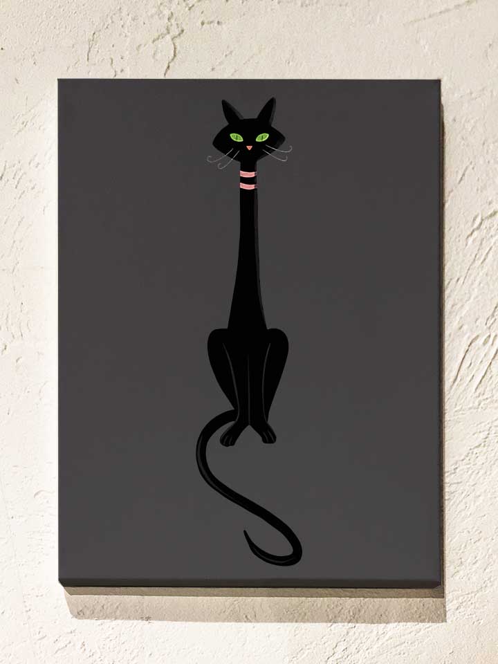 black-cat-03-leinwand dunkelgrau 1