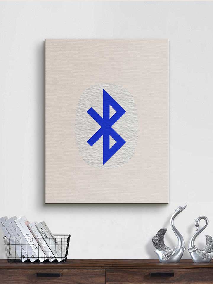 bluetooth-logo-leinwand weiss 2